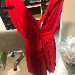 Red cocktail Dress